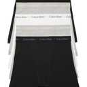 Calvin Klein Men's Cotton Classics 5-pack Boxer Brief, 2 Black, 2 Heather Grey, 1 White, Medium