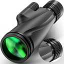 Monocular Telescope 80 x 100 High Powered Monoculars for Adults with Tripod, Monocular for Smartphone Suitable for Bird Watching Larger Vision Monoculars for Adults with BAK4 Prism & FMC Lens Black
