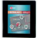 AVERY 1.5" ULTRALAST 3 Ring Binder, One Touch Slant Ring, Holds 8.5" x 11" Paper, 1 Black Binder