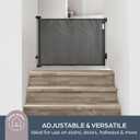 Dreambaby Glide N Hide 35'' Extra Tall, 55'' Wide Retractable Baby Gate - Ideal for Stairs, Doorways & Halls, Durable Mesh, EZY-Check Indicator, Dog & Pet Gate
