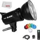 Godox SL-60W CRI 95+ LED Video Light SL60W White 5600K Version 60WS Bowens Mount+Remote Control+Reflector