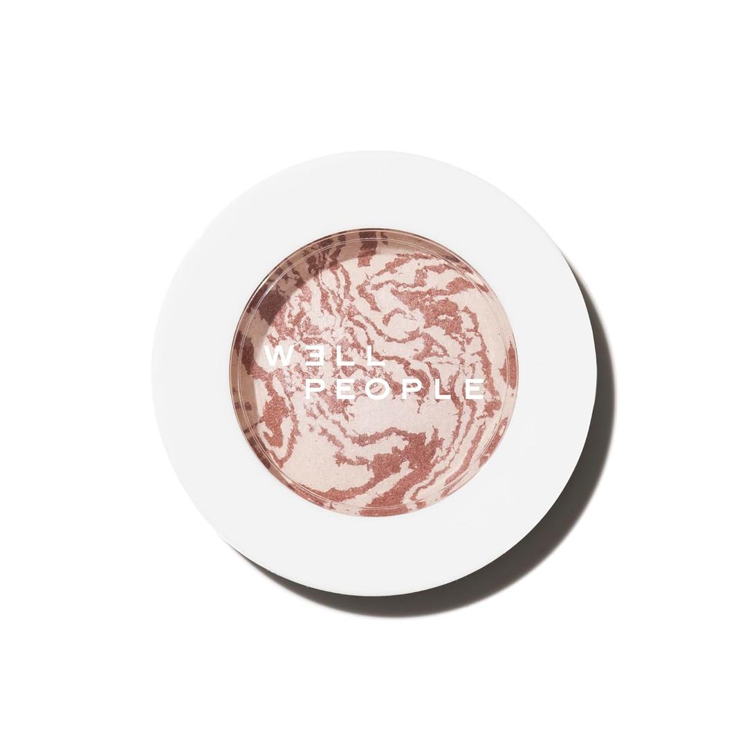 Well People Superpowder Blush Powder, Hydrating Powder Blush For Adding A Pop Of Cheek Color, Lightweight Formula, Vegan & Cruelty-free, Wild Fig