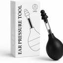 Ear Pressure Relief Suction Device, Migraine and Airplane Ear Relief Products, Inner Ear Pressure Balance Tool, Headache & Tension Reducer with 3 Sizes Earplugs