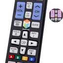 MYHGRC-Replacement Samsung Backlit TV Remote Control for All Samsung LED Smart TVs with Netflix, Prim Video, Smart Hub Button