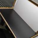 GOYLSER Wall Mounted Folding Table for Office, Fold Down Desk Laundry Folding Table Wall Mounted for Laundry Room/Home Kitchen, Length 47" Width 20.5", Black