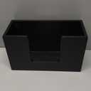 Paper Towel Dispenser Countertop, Wooden Bathroom Paper Towel Holder, Black Napkin Holder for Kitchen, Countertop Multifold C-Fold, Z-Fold, Trifold Paper Hand Towel Dispenser for Bathroom Toilet (11.02" x 4.65" x 6.57")