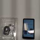 Vlog Selfie Monitor Screen iPhone, 4K 60fps Recording, Wireless Screen Mirroring with Remote Control, Magnetic Fixation, 180 Rotation, 3 Levels of Brightness, Compatible with iPhone & Android (Black)