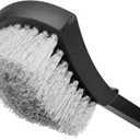 5 x Carpet Brushes for Cleaning, Scrub Brush for Floor Mats, Cleaning Brush for Car Interior and Home, Simple and Practical (White)
