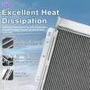 Radiator for 1959-1965 Chevy Impala for Biscayne El Camino 3.8L 4.6L 5.3L 1964 1960 1961 1962 1963 Aluminum Radiators