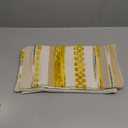 Boho Throw Pillow Covers 18x18 Set of 2 Farmhouse Decorative Cushion Case Striped Square Pillows Cover Chenille Pillow Cases Accent Neutral Pillowcase for Sofa Couch Bed, Yellow