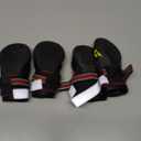 QUMY Dog Shoes for Large Dogs, Medium Dog Boots & Paw Protectors for Winter Snowy Day, Summer Hot Pavement, Water-Resistant in Rainy Weather, Outdoor Walking, Indoor Hardfloors Skid-Resistant Sole (Size 2: 1.9''x2.4''(W*L) (Pack of 4))