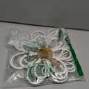 Thyle 6 Pcs Daisy Wall Decor Wooden Daisy Wall Art Flowers Signs Hanging Plaque for Home Nursery Bedroom Farmhouse Bathroom Decorations Housewarming Gifts(White)