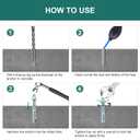 3/4" x 5-1/2" Concrete Anchors (10 Pack) 3/4 inch Wedge Anchors Bolts Zinc Plated