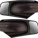 CIPA 10950 Chevrolet/GMC Custom Towing Mirror - Pair, Black, 18 Inches