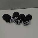 Dog Shoes, Outdoor Dog Boots Non-Slip Waterproof Dog Booties for Medium to Large Dogs 4Pcs for Winter Snowy Day, Summer Hot Pavement with Rugged Sole Black (Size 1: (2.3''x1.6'')(L*W) for 10-23 lbs)