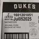 Duke's Pork Original Smoked Shorty Sausages, 7g Protein Per Serving, Great for Charcuterie Boards, 4 Oz. (Pack of 8) (Best By: 07/05/2025)