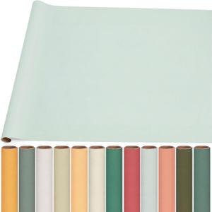 Breling 12 Rolls 47.2" x 12 ft Colored Bulletin Board Paper, Warm Color