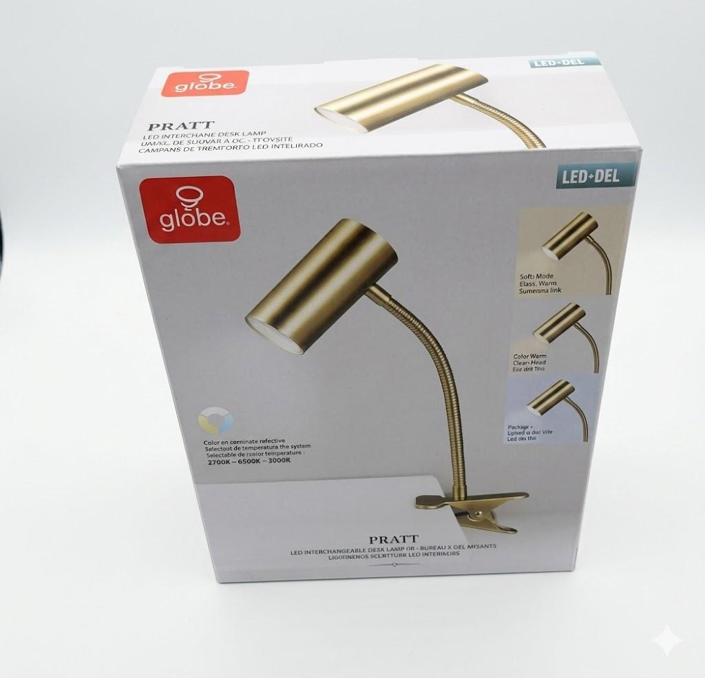 GLOBE Led Desk Lamp Bronze