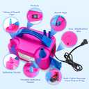 Balloon Pump Electric with Dual Nozzles & Tying Tool - Portable Inflator for Party Balloons, Gender Reveal, Baby Shower, Holidays