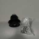 3 Hole Steering Wheel Quick Release Hub Adapter Kit, Black Aluminum Alloy Car Universal 360 Degree Disconnect Hub Fast Disassembly