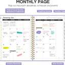 3 x 2026 Planner, Weekly and Monthly Calendar Planner, January 2026 - December 2026, Hardcover 2026 Calendar Book with Tabs For Women & Men, Inner Pocket, Spiral Bound, Perfect for Office Home School Supplies - A5 (6.3" x 8.5"), Blue