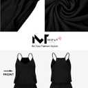 MISFAY Womens Summer Loose V Neck Spaghetti Strap Short Jumpsuit Rompers 2026 (Black, XL)