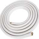1Pcs 25FT Air Conditioning Cooling Connection Tube 3/8 Inch and 5/8 Inch Mini Split Line Set Fit for Mini Split Air Conditioner