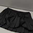 Women's Plus Size Micro Mini Pleated Skirts High Waist Short Skater Skirt Y2k Club Cheer Skirt Size XL