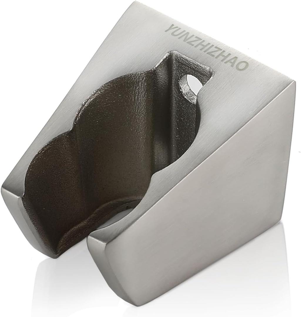 Dual Slot Handheld Shower Head Holder, Secure Screw-in Wall Mount Bracket, 304 Stainless Steel Shower Wand Holder(2 Pcs)