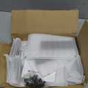 12 Pack Floating Shelf Brackets, 6 Inch Heavy Duty Industrial Shelf Bracket, Black Metal L Brackets for Shelves Support DIY(1/5 Inch Thicked)