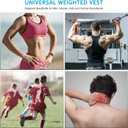 Henkelion Weighted Vest Weight Vest for Men Women Kids Weights Included, Body Weight Vests Adjustable for Running, Training Workout, Jogging, Walking (8 lbs, Black)