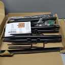 6 Pack 10ft String Light Poles,Poles For Outdoor String Lights With Fork Adjustable Lighting Stand For Patio Deck,Garden,Wedding,Backyard,Christmas Party Decor