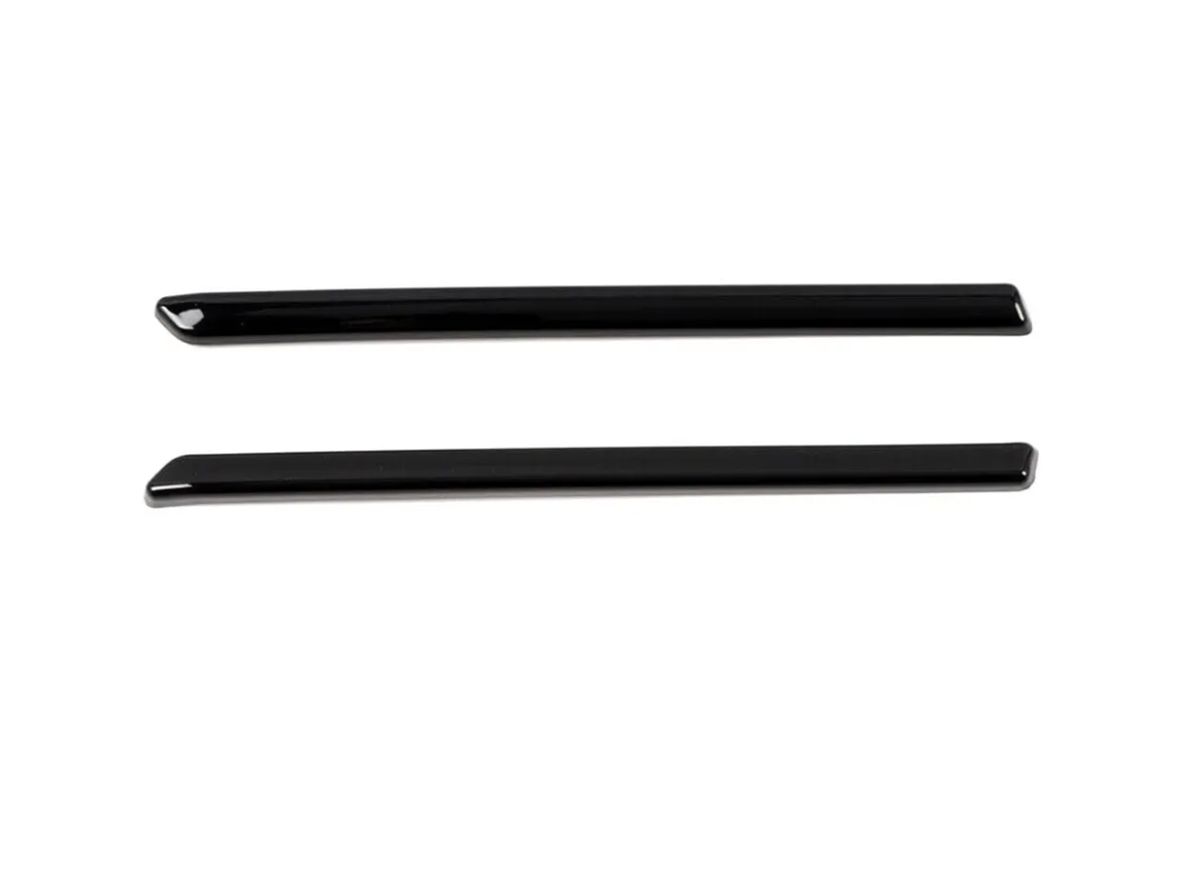 CTH for Toyota 4Runner 2020-2024 Front Middle Grille Center Stripe Decorative Stripe Cover Car Accessories 2pcs (Glossy Black)