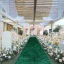 Wedding Decorations Aisle Runner for Wedding Ceremony Emerald Green Aisle Runners 4FTx15FT Bridal Runway Rustic Carpet Runner for Party Wedding Runner Aisle Outdoor for Beach Birthday Reception Decor