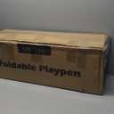 Joyibay Baby Playpen, 47x47 Foldable Playpen with Play Mat, Small Baby Playard, Baby Activity Play Fence Kids Baby Play pen for Babies Toddlers 1-3 Indoor Outdoor