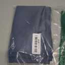 Denim Valances for Windows 1 Piece, Soft Solid Thermal Insulated Blackout Small Kitchen Window Curtains for Bathroom Basement Cafe, Rod Pocket, Denim, 60" Wx14 L