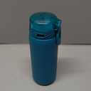 Ello Cooper 18oz Kids Stainless Steel Water Bottle with Straw and Carry Handle, Double Walled and Vacuum Insulated Metal, Leak Proof Locking Lid with Soft Silicone Spout, Reusable, BPA Free, Antigua