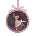 Kurt Adler Nutcracker Suite Shadow Box Ornament, Clara and Drosselmeyer, 5“