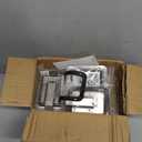 8 Pack Stainless Door Lock Heavy Duty Flush Mount Handle Latch for Trailer Toolbox RV Handle Latch with Gasket Keys