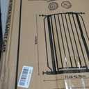Regalo Safety 36" Extra Tall Baby Gate for Doorways & Bottom of Stairs, Pressure Mounted Walk Through Gate for Babies, Toddlers & Pets, Tested & Safe for 30 Years, American Designed, American Owned