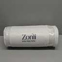 ZonLi Body Pillows for Adults, Quilted Long Pillow for Bed, Body Pillow with Removable Cotton Cover and Adjustable Memory Foam Filling, Full Firm Body Pillow for Side Sleeper, 20"x54" (Linen White)