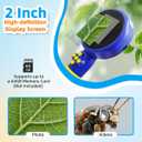 2 x Kids Microscope with Bug Catcher Kit, 1080P Digital Mini Handheld Microscope STEM Science Toy with LED Light, Rechargeable, Portable, Supports 64GB TF Card, Educational Gift for Kids Ages 3-12 (Blue)
