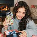 for iPhone 13 & iPhone 14 Case [Military-Grade Drop Protection/Luxurious Soft TPU Protective/Camera Protection/for Women & Girls]-Vibrant Sicilian Mediterranean Collage Art (YellowSun)