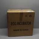 24 Eggs Incubator with Temperature and Humidity Display, Automatic Egg Turning, Automatic Water Bottle Refill, Air Vent, 4 Modes 360 View Incubator, Hatching Chicken Duck Quail Bird