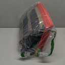 HOLDN STORAGE Christmas Ornament Storage Box with Dividers, Holds 72 Ornaments (3 Inch), Large Ball Storage Container with 3 Removable Trays, Durable and Portable - Red