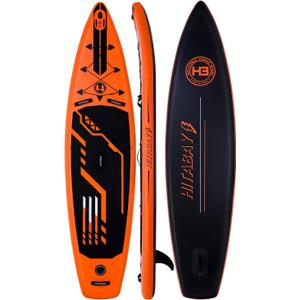 HITABAY

Inflatable Stand Up Paddle Board with Premium SUP Accessories & Camera Mount, Inflatable Ultra-Light (17.3lbs) Paddle Board for Adults & Youth of All Skill Levels, 11' Inflatable SUP Board
