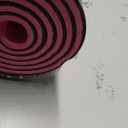 Thick Yoga Mat 72"x24"x0.4" (Black + Pink)