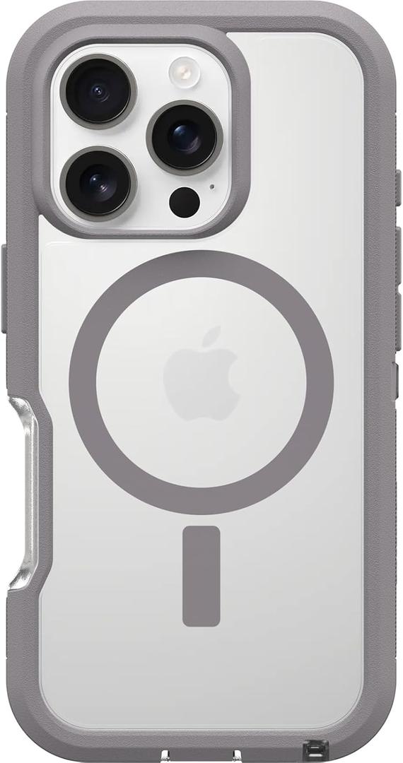 OtterBox iPhone 16 Pro Defender Series XT Clear Case - Snow Capped Clear