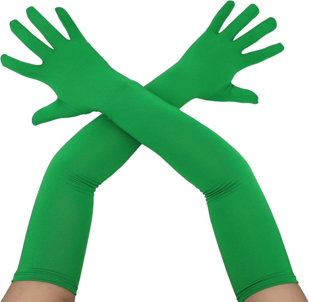Aniler Chromakey Gloves Green Chroma Key Mask Hood Invisible Effects Background Chroma Keying Green Gloves Mask