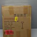 Premium Small Round Natural Marble Pedestal Side Table, End Table, Mini Drink Table with Upgraded Weighted Marble Base, for Livingroom, Bedroom, Bathroom, Balcony, Small Spaces (Beige Travertine)